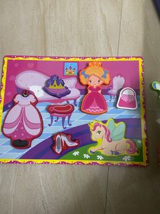 Chunky Pieces Puzzle Board Wooden