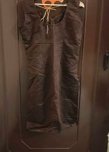 Coffee Brown Embroidered Suit Set