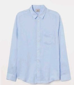 H&M Light Blue Button-Down Shirt