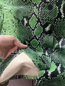 Green Snake Print Mini Skirt ♥️