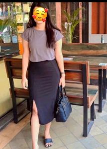 Side Slit Skirt