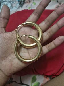Golden Chunky Hoops
