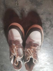 Stylish Grey &amp; White Sneakers