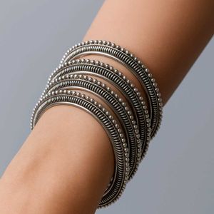 Oxidized 4 Set Of Bangles.