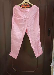 Baby Pink Mirror Work Festive Suit