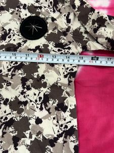 Kids Asymmetrical Camo Print Kurta