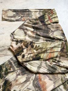 Abstract Print Midi Dress