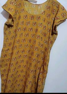 Musturd Color Kurta With Dupatta 46 Bust