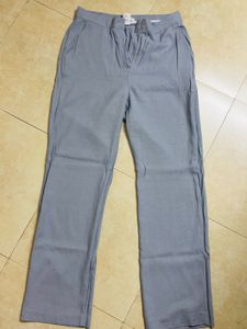 High Waisted Blue Trousers