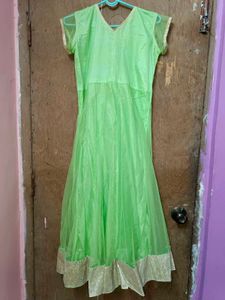 Green Anarkali Dress