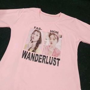 Pink Graphic Tee