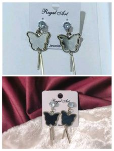 Butterfly Glow Earings Combo