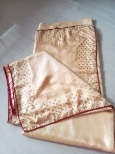 Embellished Golden Saree