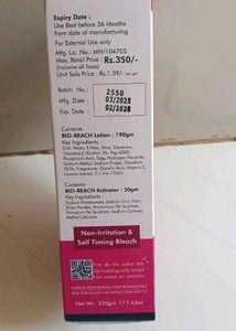 Bio-Reach Premium Skin Whitening shiner....