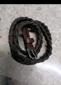 Braided Brown Belt