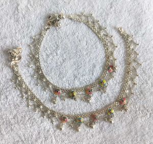 Pure Silver Anklets with Bells