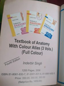 Inderbir Singh Osteology TB For Mbbs