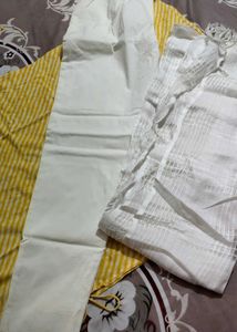 💥 Yellow Lehriya Kurta Set