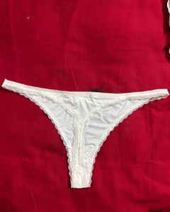Lace Trim Thong
