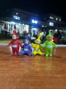 Set Of Teletubby Figures Tinky Winky Dipsy Lala