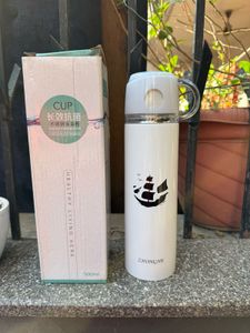Combo Of 1 Steel And One Glass Bottle