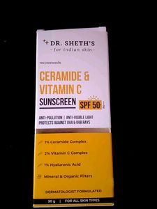 Dr. Sheth's Ceramide &vitamin C Sunscreen