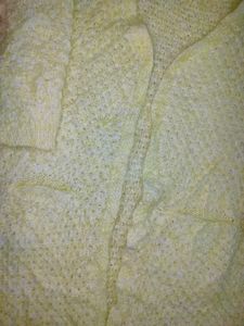 Cute Lemon Yellow Furr Winter Shrug