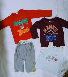 Cute Baby T-Shirt Bundle( set of 7 &amp; 1 pant ,1
