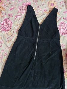 Corduroy Overall Mini Dress