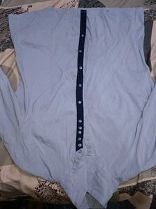 Blue Button-Down Shirt