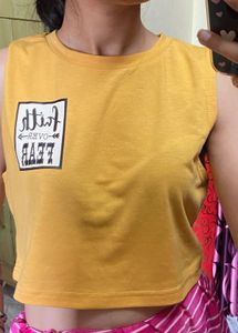 Faith Over Fear Crop Top For Gym