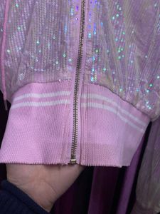 Pink Sequins Jacket