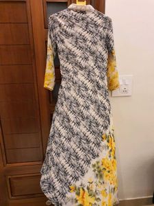 🌿🌼Casual Floral &amp; Abstract Print Dress🌼🌿