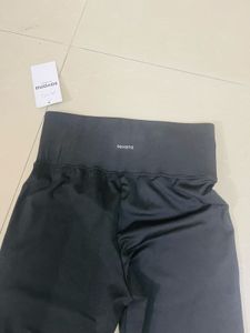 Savana Black Gym Flare Pants-New with tag