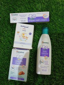 Combo Himalaya Baby Massage Oil &amp; Soap