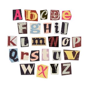 Popular Letter Stickers