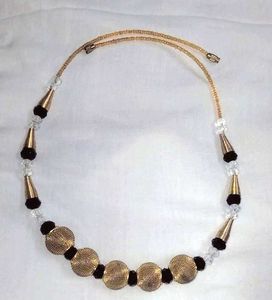 Black pearl beautiful chain necklace🎀