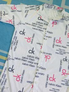 Calvin Klein Printed Unisex Shirt