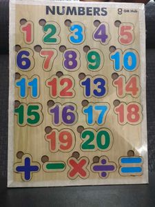 Educational Number Puzzle Board