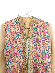 Full Embroidered Anarkali Kurta With Front Slit