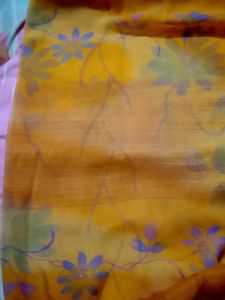 Floral Print Saree