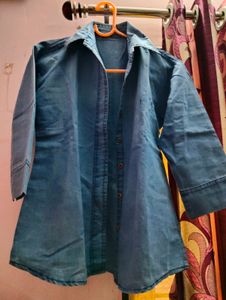 Blue Denim Style Top