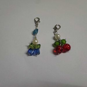 Blueberry + Cherry Bag Charm Combo 🫐🍒
