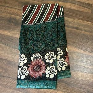 Floral Print Saree