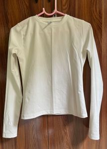 White Long Sleeve Top