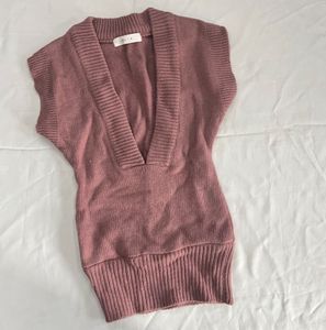 V Neck Vest Sweater
