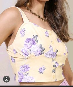 Reduce The Price Of Purple Crop Top