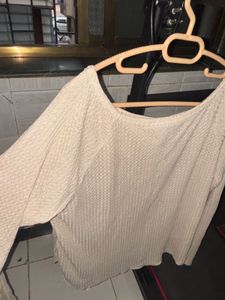 Cozy Beige Knit Sweater