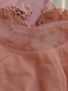 Pink Lace Top