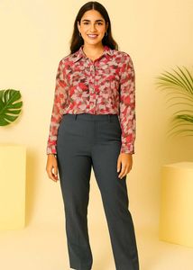 Floral Long Shirt  (ZARA style)